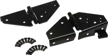 Picture of Kentrol 76-95 Jeep CJ/Wrangler YJ Windshield Hinge Pair - Powdercoat Black