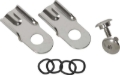 Picture of Kentrol 76-86 Jeep CJ8/CJ8 Tailgate Latch Pair CJ7/CJ8 - Polished Silver