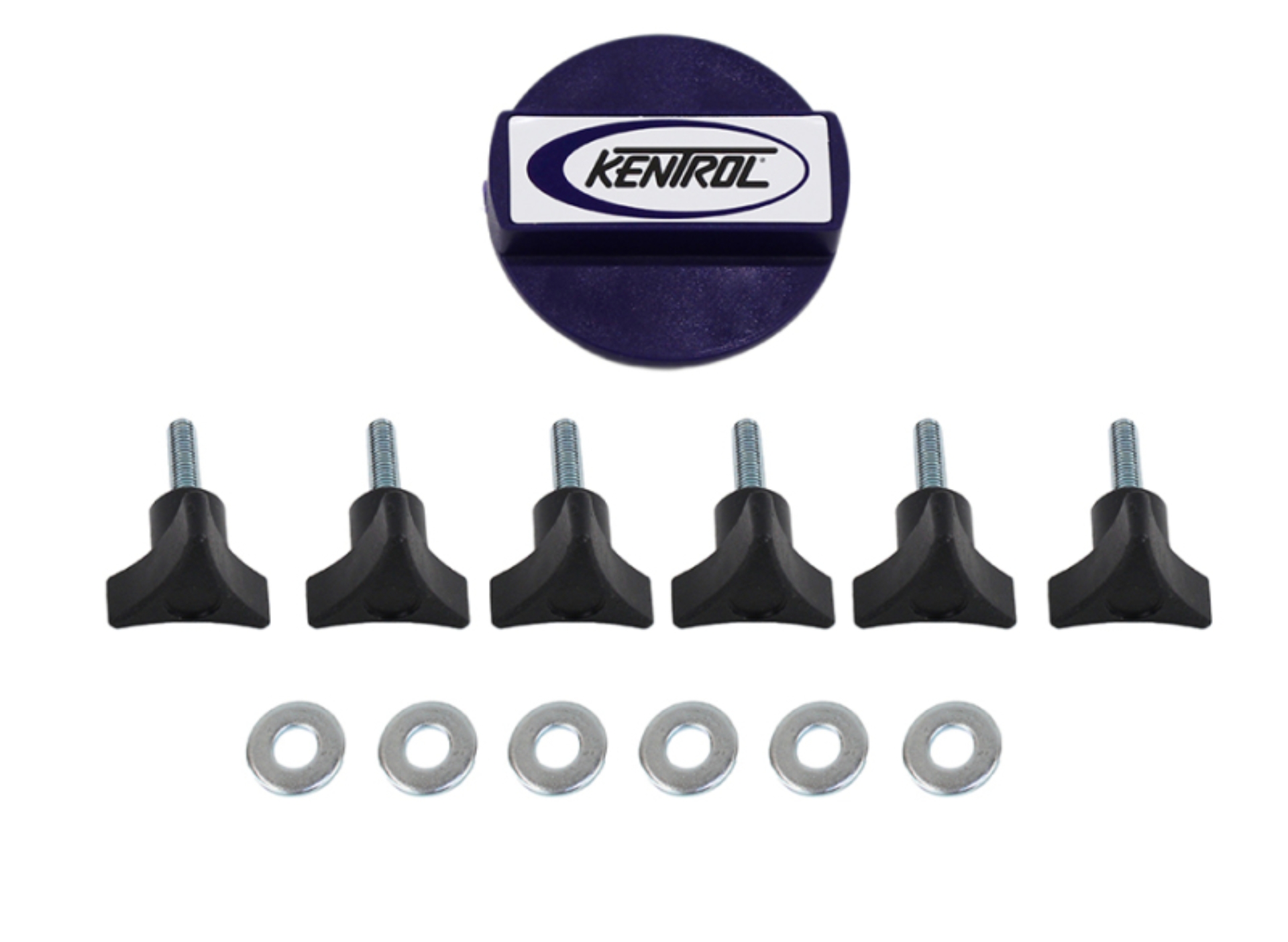 Picture of Kentrol 03-17 Jeep Wrangler TJ/JK Hardtop Screws - Textured Black