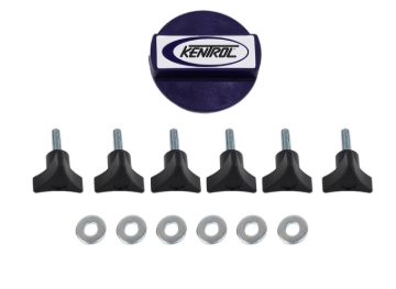 Picture of Kentrol 03-17 Jeep Wrangler TJ/JK Hardtop Screws - Textured Black