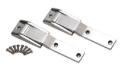 Picture of Kentrol 97-04 Jeep Wrangler TJ Tailgate Hinge Pair - Polished Silver