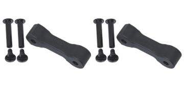Picture of Kentrol 97-06 Jeep Wrangler TJ Replacement Hood Catch Rubbers Pair - Textured Black