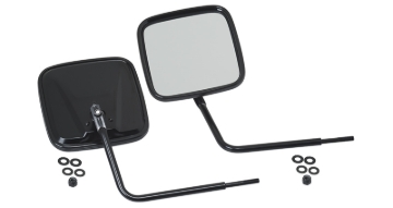 Picture of Kentrol 76-18 JEEP CJ/Wrangler YJ/TJ/JK Outback Mirrors Pair - Powdercoat Black