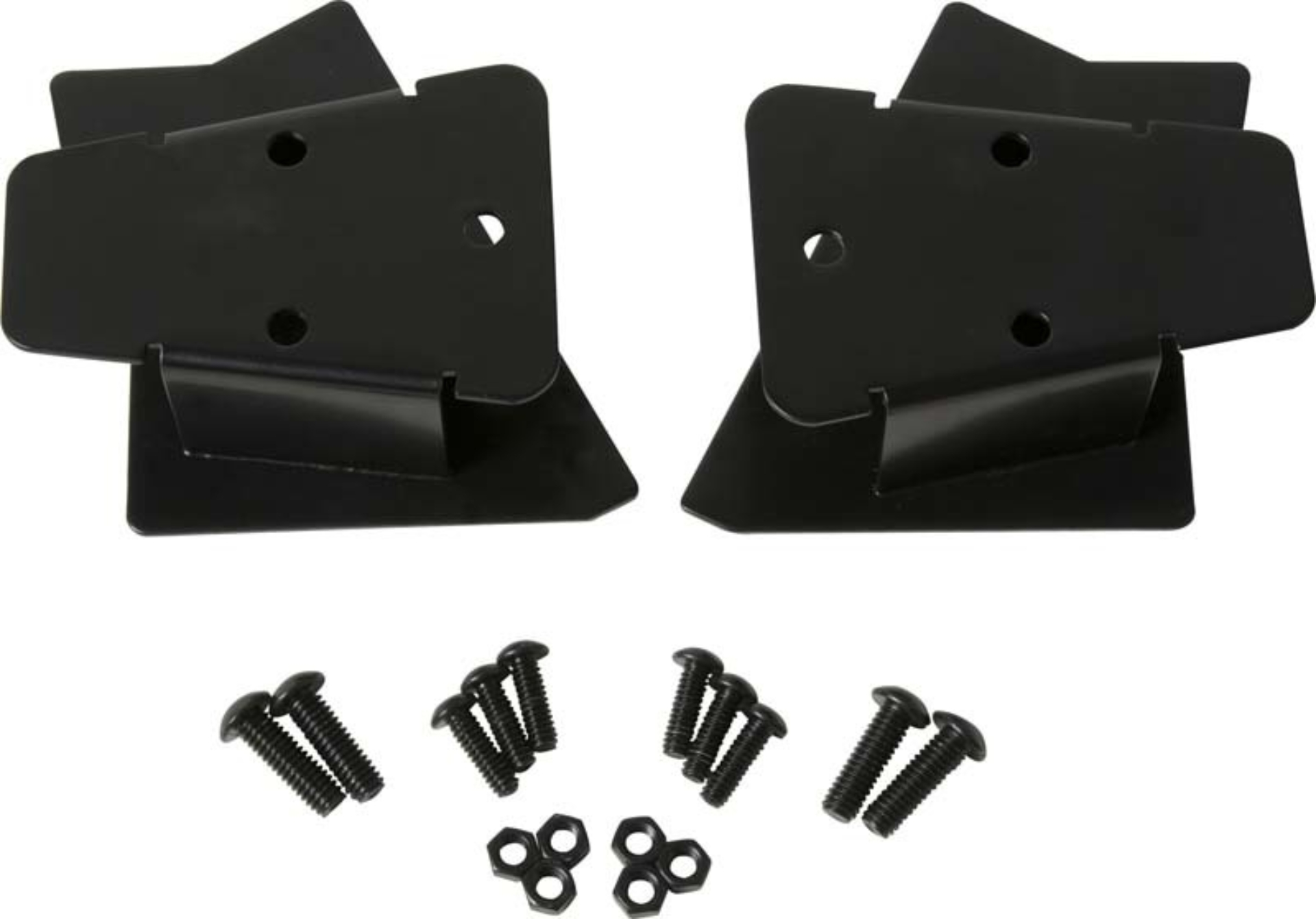 Picture of Kentrol 03-06 Jeep Wrangler TJ Mirror Relocation Bracket Pair - Powdercoat Black