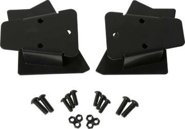 Picture of Kentrol 03-06 Jeep Wrangler TJ Mirror Relocation Bracket Pair - Powdercoat Black