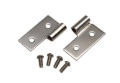 Picture of Kentrol 76-06 JEEP CJ Wrangler YJ/TJ Lower Door Hinge Pair - Polished Silver
