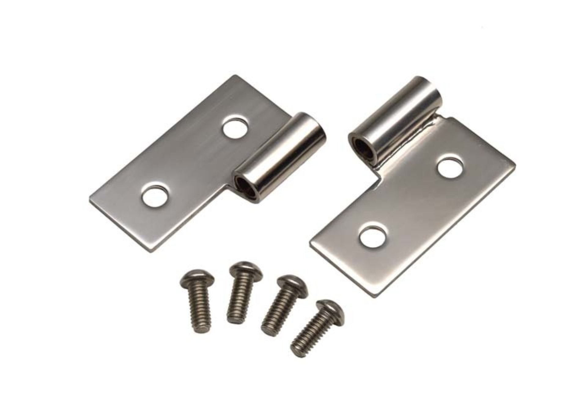 Picture of Kentrol 76-06 JEEP CJ Wrangler YJ/TJ Lower Door Hinge Pair - Polished Silver