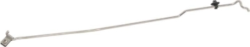 Picture of Kentrol 07-18 Jeep Wrangler JK Hood Prop Rod - Polished Silver