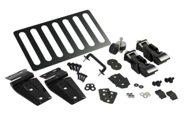 Picture of Kentrol 07-18 Jeep Wrangler JK Hood Kit - Powdercoat Black