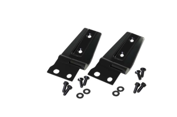 Picture of Kentrol 07-18 Jeep Wrangler JK Hood Hinge Pair - Powdercoat Black