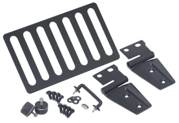 Picture of Kentrol 07-18 Jeep Wrangler JK Hood Kit Without Hood Catch - Textured Black
