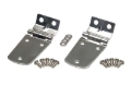 Picture of Kentrol 97-06 Jeep Wrangler TJ Hood Hinge Pair - Polished Silver
