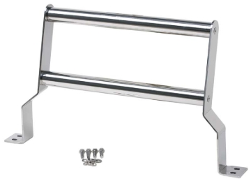 Picture of Kentrol 87-06 Jeep Wrangler TJ/YJ Grill Guard - Polished Silver