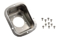 Picture of Kentrol 78-95 Jeep CJ/Wrangler YJ Gas Filler Neck - Polished Silver
