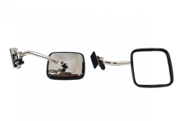 Picture of Kentrol 97-18 Jeep Wrangler TJ/JK E-Z Detach Mirrors Pair - Polished Silver
