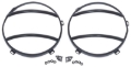 Picture of Kentrol 07-18 Jeep Wrangler JK Euro Headlight Guards Pair - Textured Black