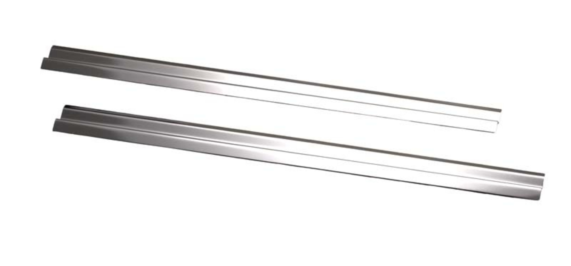 Picture of Kentrol 97-06 Jeep Wrangler TJ Entry Guards Pair - Polished Silver