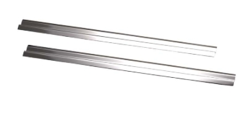 Picture of Kentrol 97-06 Jeep Wrangler TJ Entry Guards Pair - Polished Silver