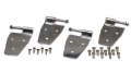 Picture of Kentrol 97-06 Jeep Wrangler TJ Door Hinge Set 4 Pieces - Polished Silver