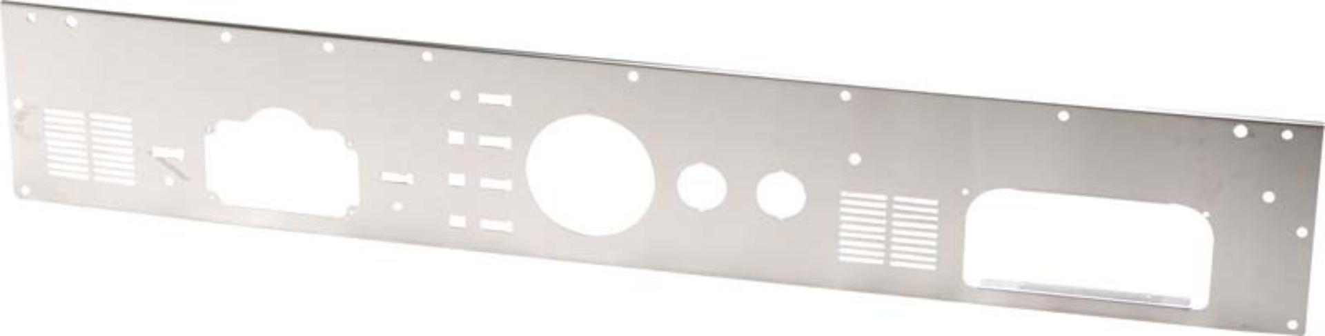 Picture of Kentrol 76-86 Jeep CJ Dash Panel Without Radio Opening Brushed Silver