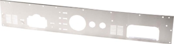 Picture of Kentrol 76-86 Jeep CJ Dash Panel Without Radio Opening Brushed Silver