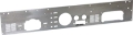 Picture of Kentrol 77-86 Jeep CJ Dash Panel (with radio opening) Brushed Silver