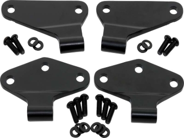 Picture of Kentrol 07-18 Jeep Wrangler JK Body Door Hinge Set 4 Pieces 2 Door - Powdercoat Black