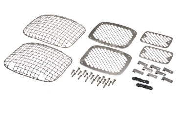 Picture of Kentrol 87-95 Jeep Wrangler YJ Billet/Wire Mesh Set 6 Pieces - Polished Silver