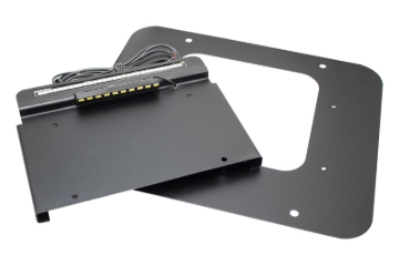 Picture of Kentrol 97-06 Jeep Wrangler TJ Back Side License Plate Mount with LED
