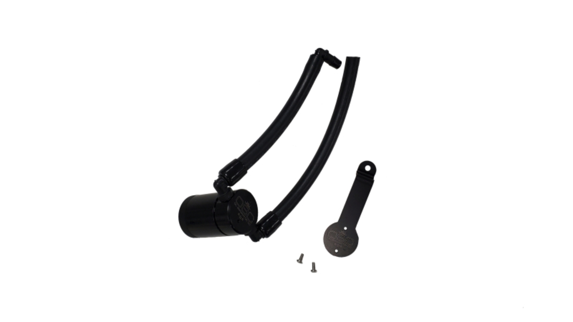 Picture of J&L 14-22 Jeep Cherokee 2.4L / 15-21 Jeep Renegade  Driver Side Oil Separator 3.0 - Blk Anodized