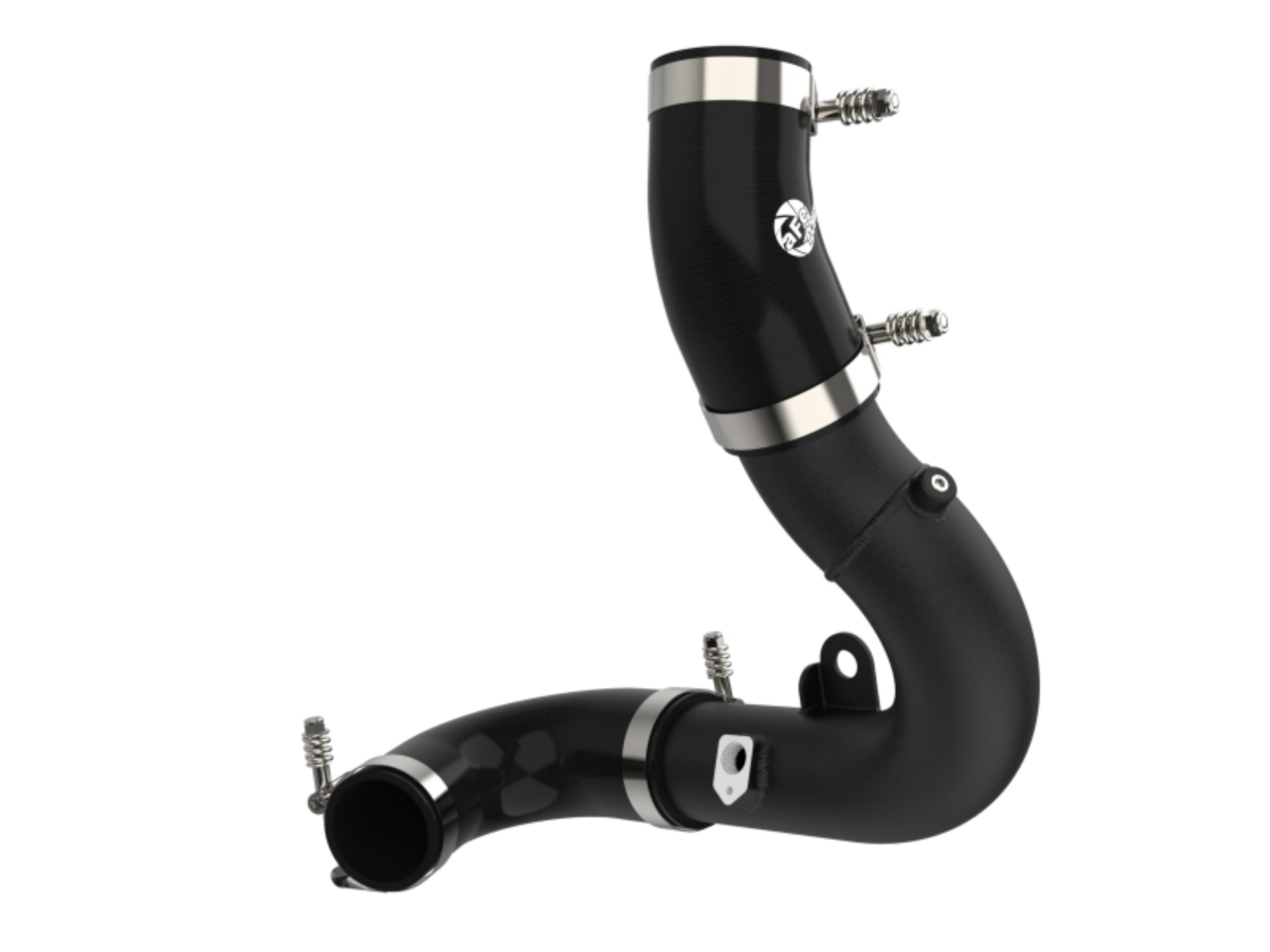 Picture of aFe Bladerunner 2.75in Aluminum Cold Charge Pipe Black VW GTI (MKVIII) 22-23 L4-2.0L (t)