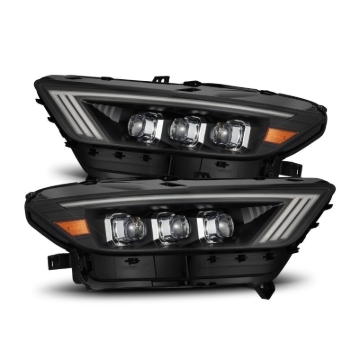 Picture of AlphaRex 15-17 Ford Mustang NOVA Series LED Projector Headlights Blk