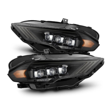Picture of AlphaRex 18-22 Ford Mustang NOVA-Series LED Projector Headlights Alpha-Black