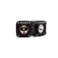 Picture of Rigid Industries Revolve Pod w/Amber Trim Ring - Pair