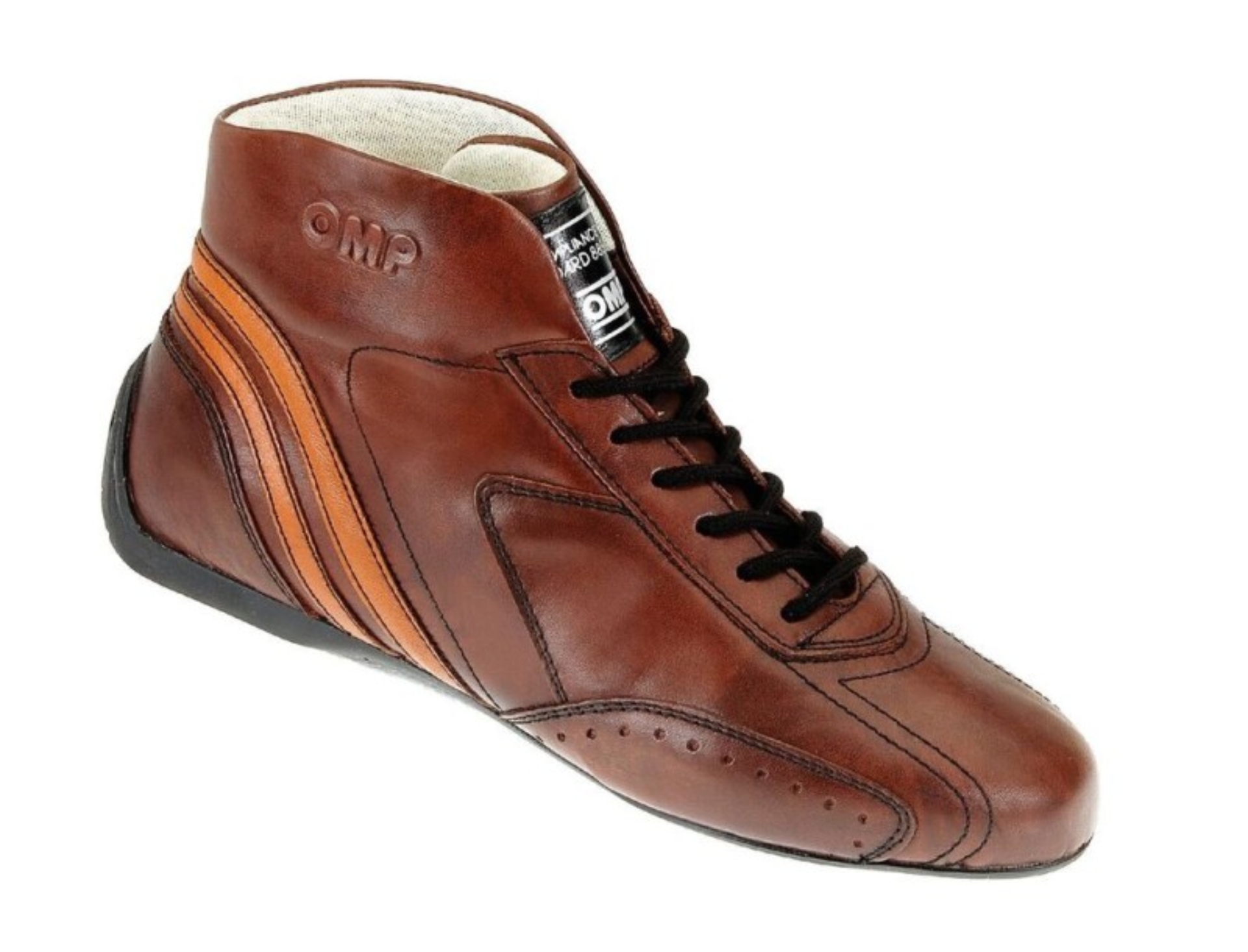 Picture of OMP Carrera Low Boots My2021 Brown - Size 48 (Fia 8856-2018)