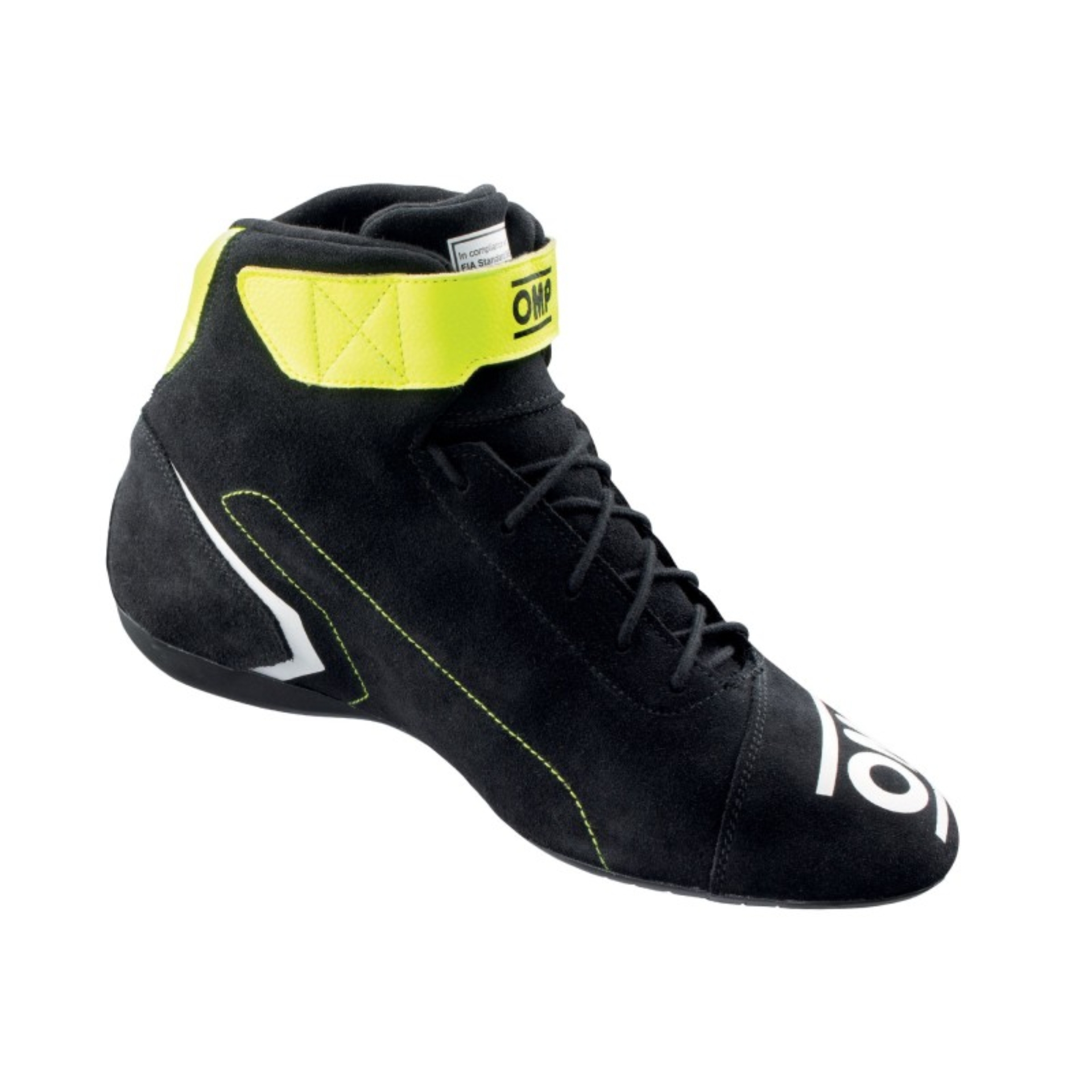 Picture of OMP First Shoes My2021 Anthracite/Fluorescent Yellow - Size 43 (Fia 8856-2018)