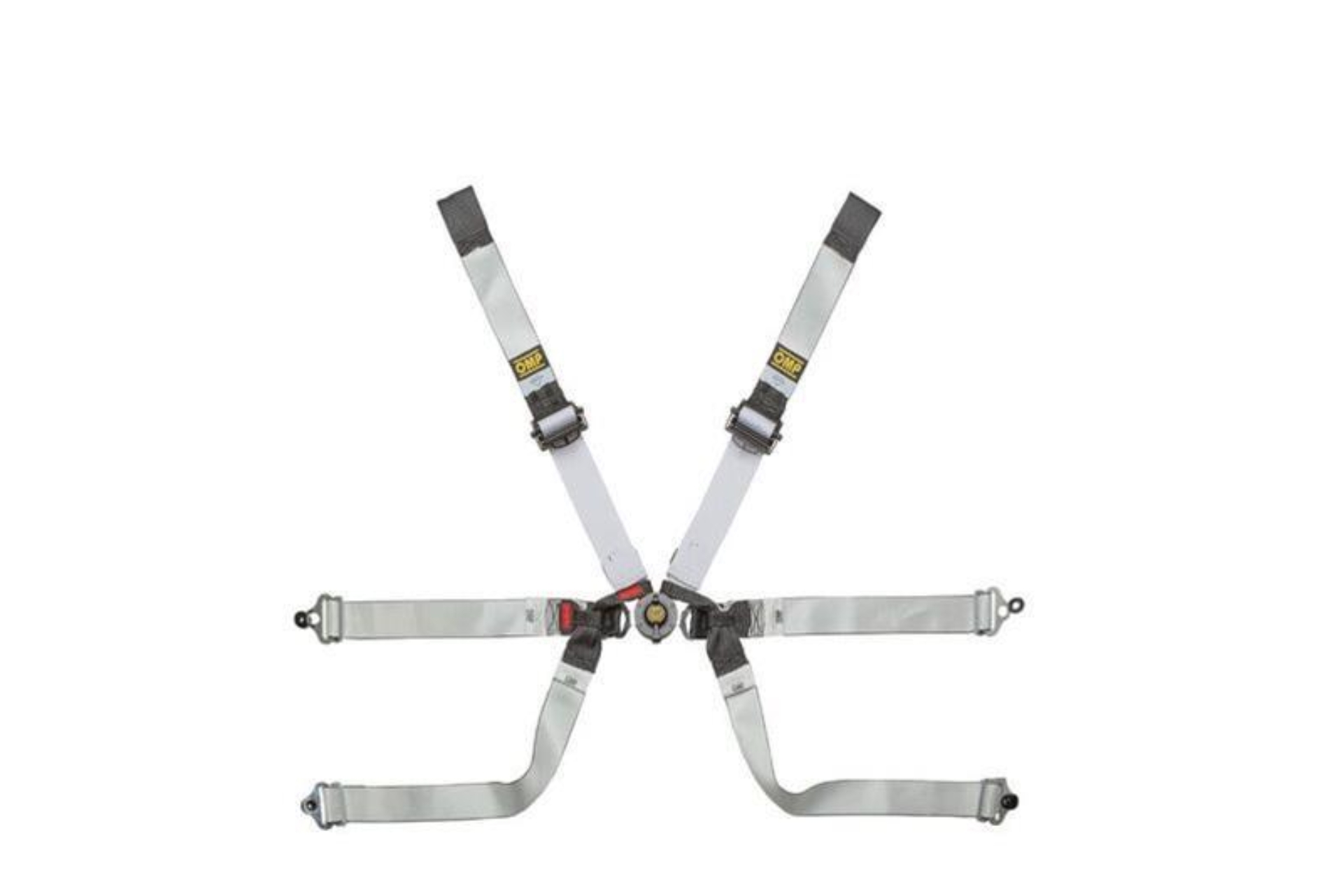 Picture of OMP Safety Harness One-D 2In Formula - Black/White (Fia 8853-2016)