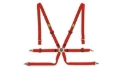 Picture of OMP Safety Harness One 2In Pull Up - Red (Fia 8853-2016)