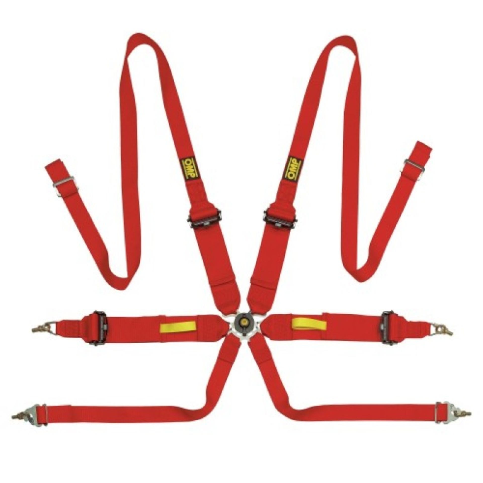 Picture of OMP Tecnica 3/2 Safety Harness - Red