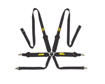 Picture of OMP Tecnica 3/2 Safety Harness Black