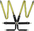 Picture of OMP First 3/2 Racing Harness Black Yellow