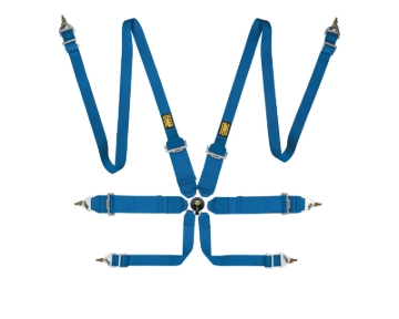 Picture of OMP First 3/2 Racing Harness Blue