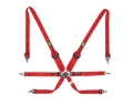 Picture of OMP Safety Harness One 2In Endurance Red Pull Down - (Fia 8853-2016)