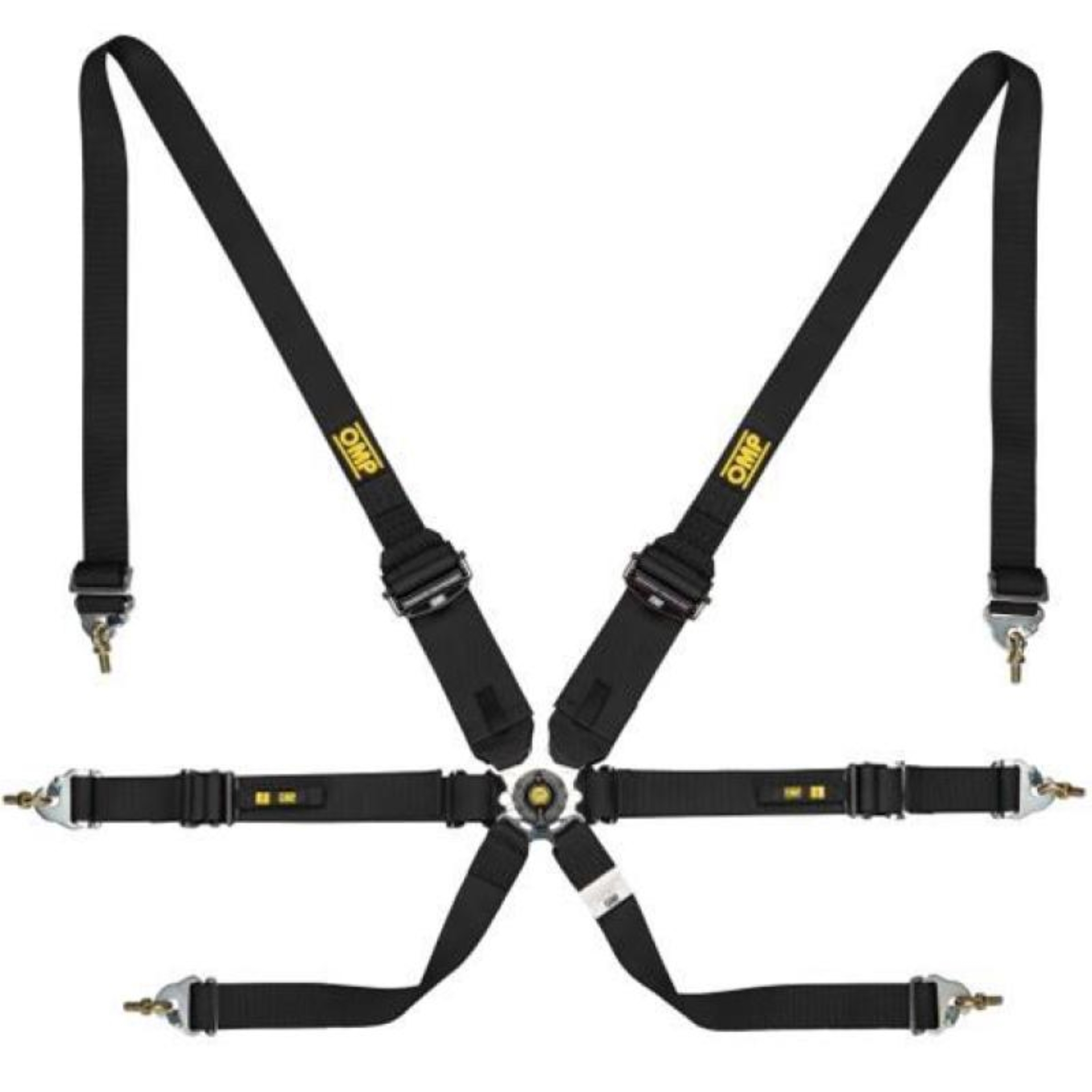 Picture of OMP Safety Harness One 2In Convertible Black Pull Up Conv Pull Down - (Fia 8853-2016)