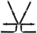 Picture of OMP Safety Harness Tecnica 2In Prot Black Pull Up - (Fia 8853-2016)