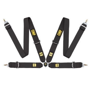 Picture of OMP Safety Harness First 3In 4 Points Black Fia 8854/98