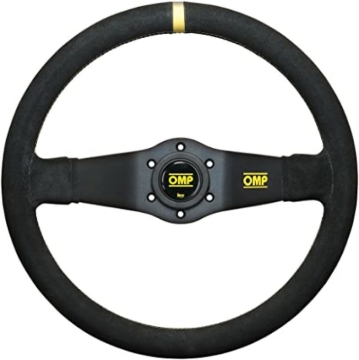 Picture of OMP Rally Dished Steering Wheel 350mm - Small Suede (Black)