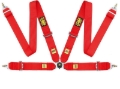 Picture of OMP Safety Harness First 3In 4 Points Red Fia 8854/98