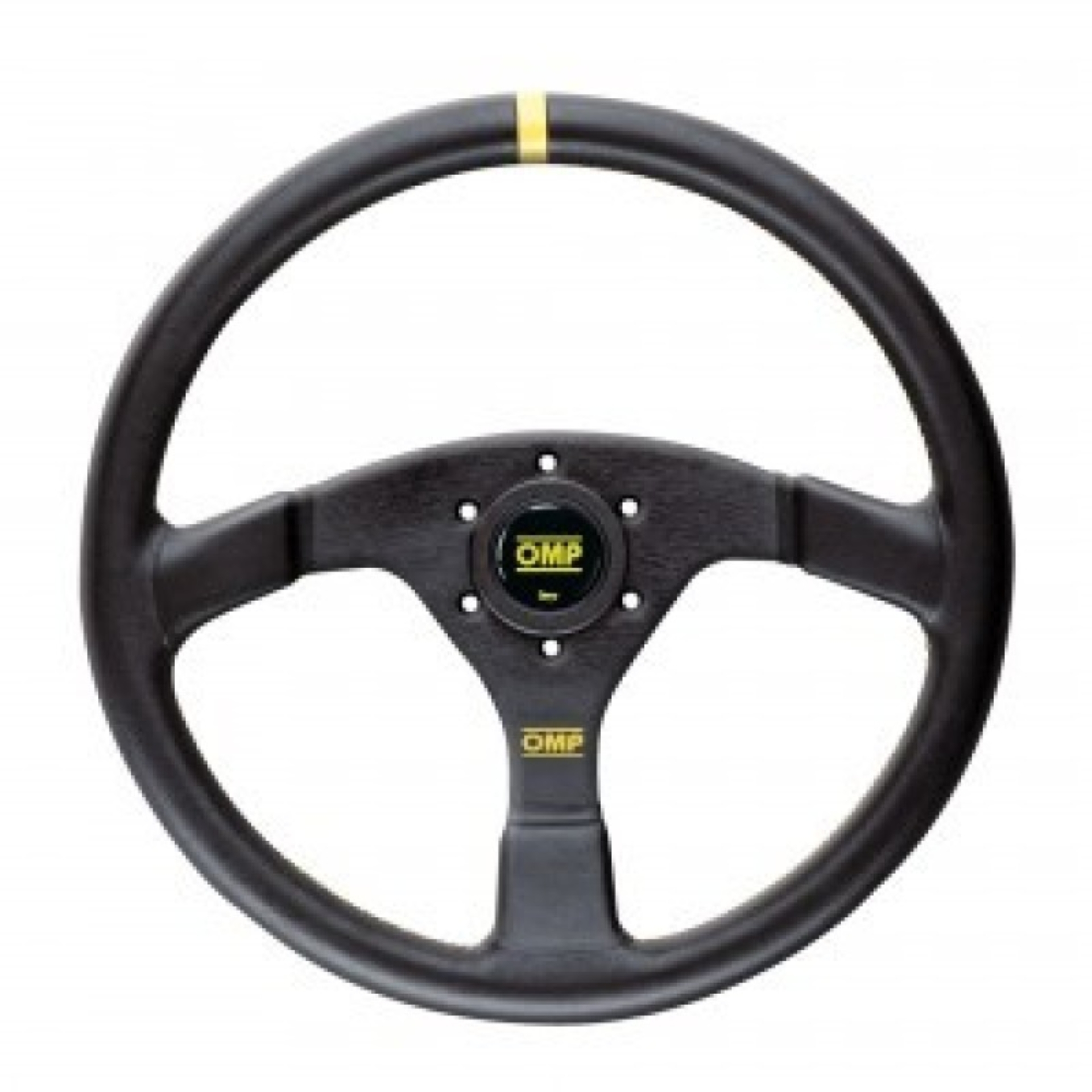 Picture of OMP Velocita Flat Steering Wheel 350mm - - Small Suede (Black)