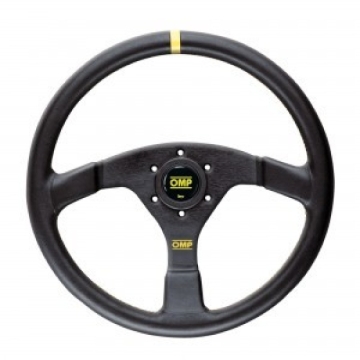 Picture of OMP Velocita Flat Steering Wheel 350mm - - Small Suede (Black)